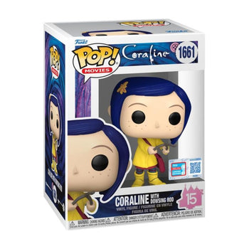 Coraline with Dowsing Rod (NYCC 2024 Shared Convention Exclusive) Funko Pop Box