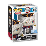 Doma with War Fans Funko Pop #2511 Box - Chalice Collectibles Exclusive Demon Slayer
