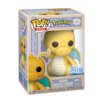 Dragonite (Soft Color) Special Edition Funko Pop Box with QR authenticity sticker