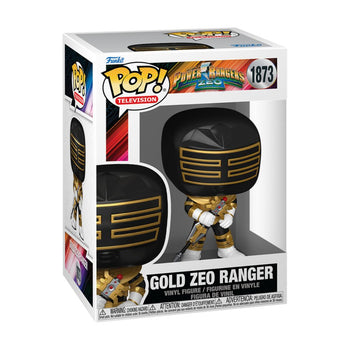 Gold Zeo Ranger Funko Pop Box