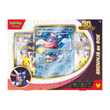 Pokémon TCG 30th Celebration Greninja ex Box with foil promo and oversize card, factory sealed