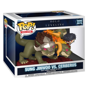Jinwoo Vs. Cerberus (Deluxe Moment) Funko Pop Box