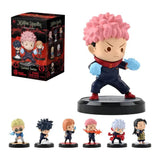 YuMe Jujutsu Kaisen Hero Box Cursed Series blind box with Yuji Itadori figure and full lineup