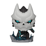 Kaiju No. 8 (Bloody) #2621 Funko Pop with teal eyes on rubble base