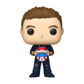 Max Verstappen #17 Funko Pop holding helmet - Oracle Red Bull Racing