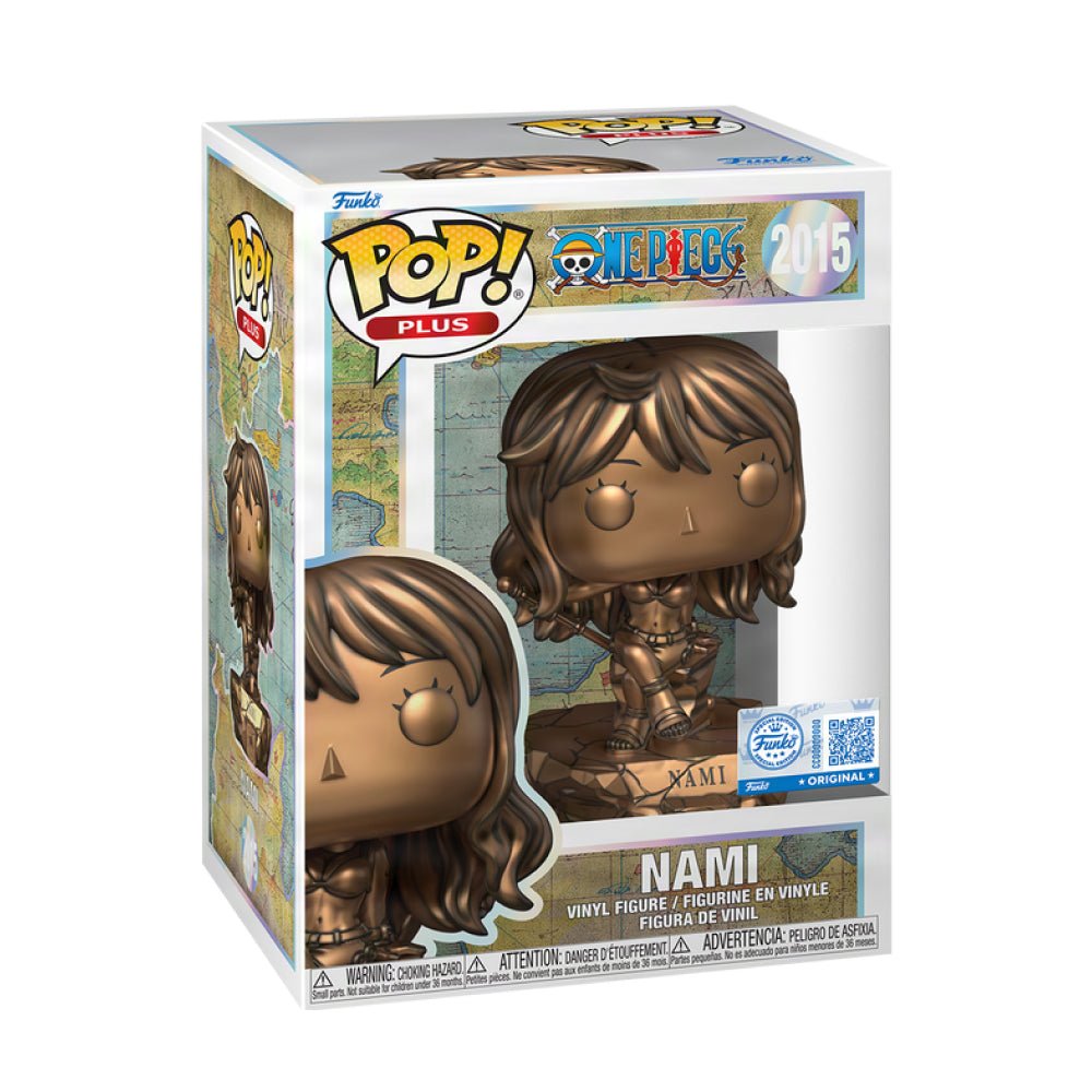 Nami #2015 Statue (Bronze) Funko Pop! Plus One Piece - Approx. 4.25 E – COLLECTION REALM Nami #2015 Statue (Bronze) Funko Pop! Plus One Piece - Approx. 4.25 E – COLLECTION REALM