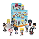 Naruto Shippuden Mystery Minis blind box display with figures