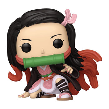 Nezuko Kamado Jumbo 10-inch Funko Pop #1892 - Demon Slayer crouching pose