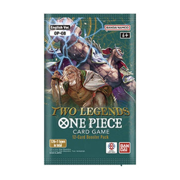 One Piece Card Game OP-08 (English Version) Two Legends - Sealed Booster Box (24 Packs) - alternate official product view