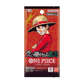 One Piece Card Game OP-13 (Japanese Version) Inherited Will - Sealed Booster Box (24 Packs) - alternate official product view