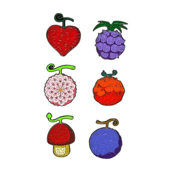 One Piece Devil Fruit Enamel Pin - Six Designs