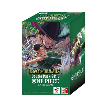 One Piece TCG Legacy of the Master OP-12 Double Pack Set Vol 8 - Zoro and Mihawk box art