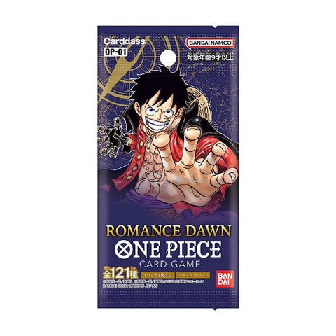 One Piece Card Game OP - 01 (Japanese Version) Romance Dawn - Booster Pack Funko Pop - Pop Collectibles