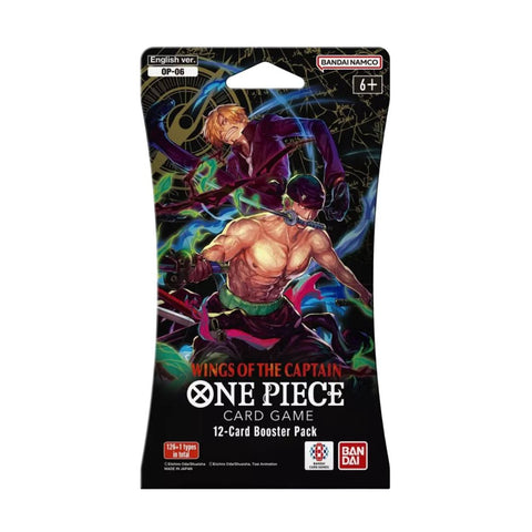 One Piece Trading Card Game OP - 06 (English Version) Wings of the Captains Booster Pack Funko Pop - Pop Collectibles