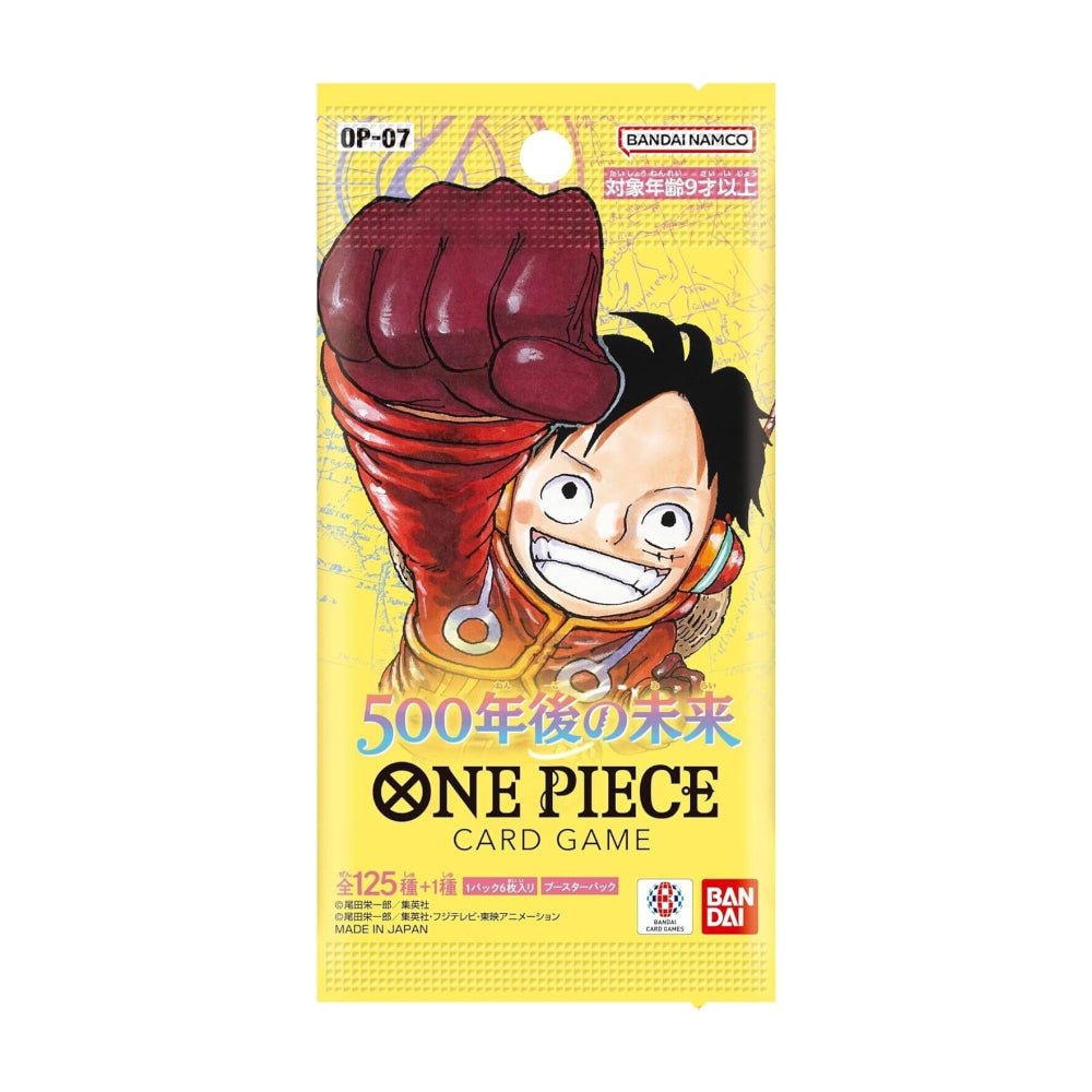 One Piece OP-07 500 Years in the Future (JP) Pack | TCG Canada Pop Collectibles One Piece OP-07 500 Years in the Future (JP) Pack | TCG Canada Pop Collectibles