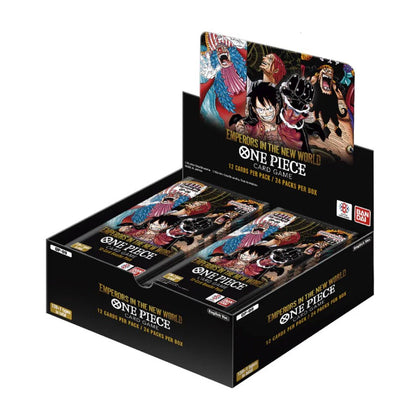 One Piece Card Game OP - 09 (English Version) Emperors in the New World - Sealed Booster Box (24 Packs) Funko Pop - Pop Collectibles