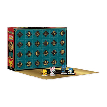 Pokémon Pocket Pop! Advent Calendar 2023 opened with 24 doors and mini Pokémon figures