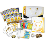 30th Celebration Elite Trainer Box - full contents spread with 9 packs and Nidorina promo