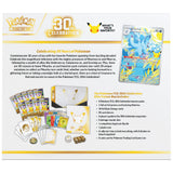 30th Celebration Elite Trainer Box - back of box with contents list