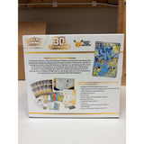Damaged Box #1 - back of box with Pokémon Center contents list