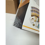 Damaged Box #2 - crushed top corner at back edge, close-up