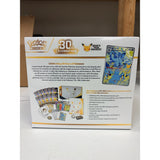 Damaged Box #2 - back of box with Pokémon Center contents list