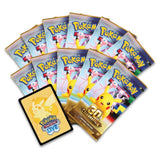 Mint - 11 30th Celebration booster packs with Pokémon TCG Live code card
