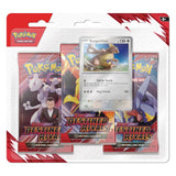 Pokémon TCG Destined Rivals Three-Booster Blister with Kangaskhan foil promo
