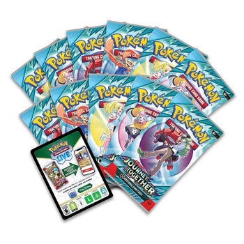 11 Journey Together booster packs with Pokemon TCG Live code card