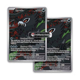 Two full-art Zarude promo cards including Pokemon Center logo stamp