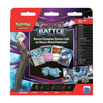 Pokemon TCG: Rival Battle Deck—Steven (Factory Sealed) - alternate official product view