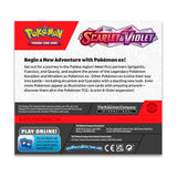 Pokémon TCG Scarlet & Violet Base Set Booster Box - box back with set details