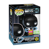 Radiant Black Glow Funko Pop Box in hard protector with SDCC 2026 Summer Convention Limited Edition sticker