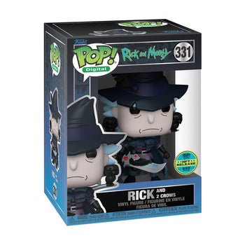 Rick and 2 Crows Funko Pop Digital Box with 999 PCS NFT Release sticker