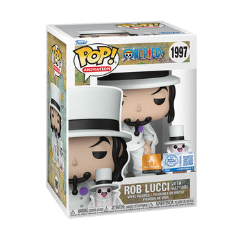 Rob Lucci with Hattori (Toy Temple Exclusive) - Pre - Release Sticker (Common) Funko Pop - Pop Collectibles