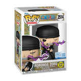 Roronoa Zoro Dressrosa Arc Glow-in-the-dark Funko Pop Box