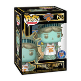 Statue of Liberty New York Knicks 2026 NBA Champions Ring Night Funko Pop Box