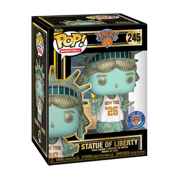 Statue of Liberty New York Knicks 2026 NBA Champions Ring Night Funko Pop Box