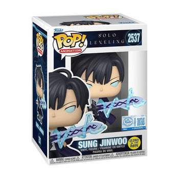 Sung Jinwoo with Sword Funko Pop Box #2537 Solo Leveling Glows in the Dark