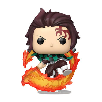 Tanjiro Kamado #2507 with Flaming Sword Demon Slayer Special Edition Funko Pop