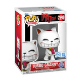 Turbo Granny with Dryer Soft Touch Dandadan Funko Pop #2390 Box with Special Edition sticker