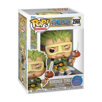Roronoa Zoro Shelf Sitter #2568 One Piece Funko Pop Box