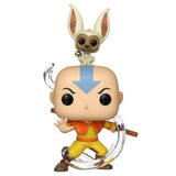 Aang with Momo