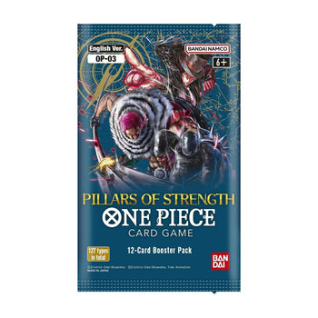 One Piece Card Game OP-03 (English Version) Pillars of Strength - Sealed Booster Box (24 Packs) Funko Pop - Pop Collectibles