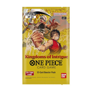 One Piece Card Game OP-04 (English Version) Kingdoms of Intrigue - Sealed Booster Box (24 Packs) Funko Pop - Pop Collectibles