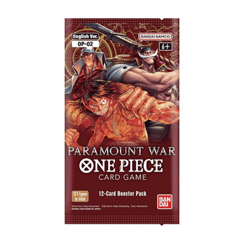 One Piece Trading Card Game OP-02 (English Version) Paramount War Booster Pack Funko Pop - Pop Collectibles