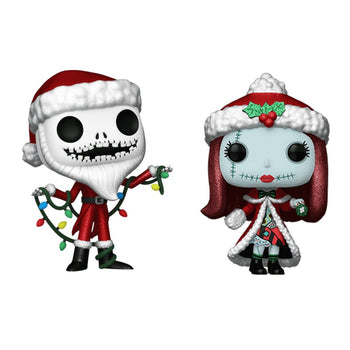 Santa Jack & Christmas Sally (Funko Shop Exclusive) Funko Pop - Pop Collectibles
