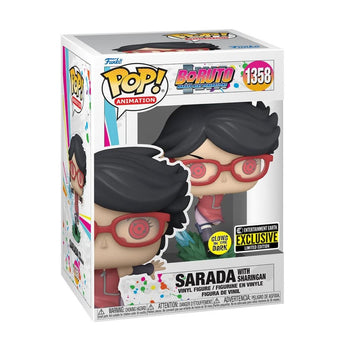 Sarada Uchiha with Sharingan (Entertainment Earth Exclusive) - Glow-in-the-dark Funko Pop - Pop Collectibles