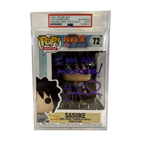 Sasuke PSA-verified Autographed (I AM AN AVENGER!)