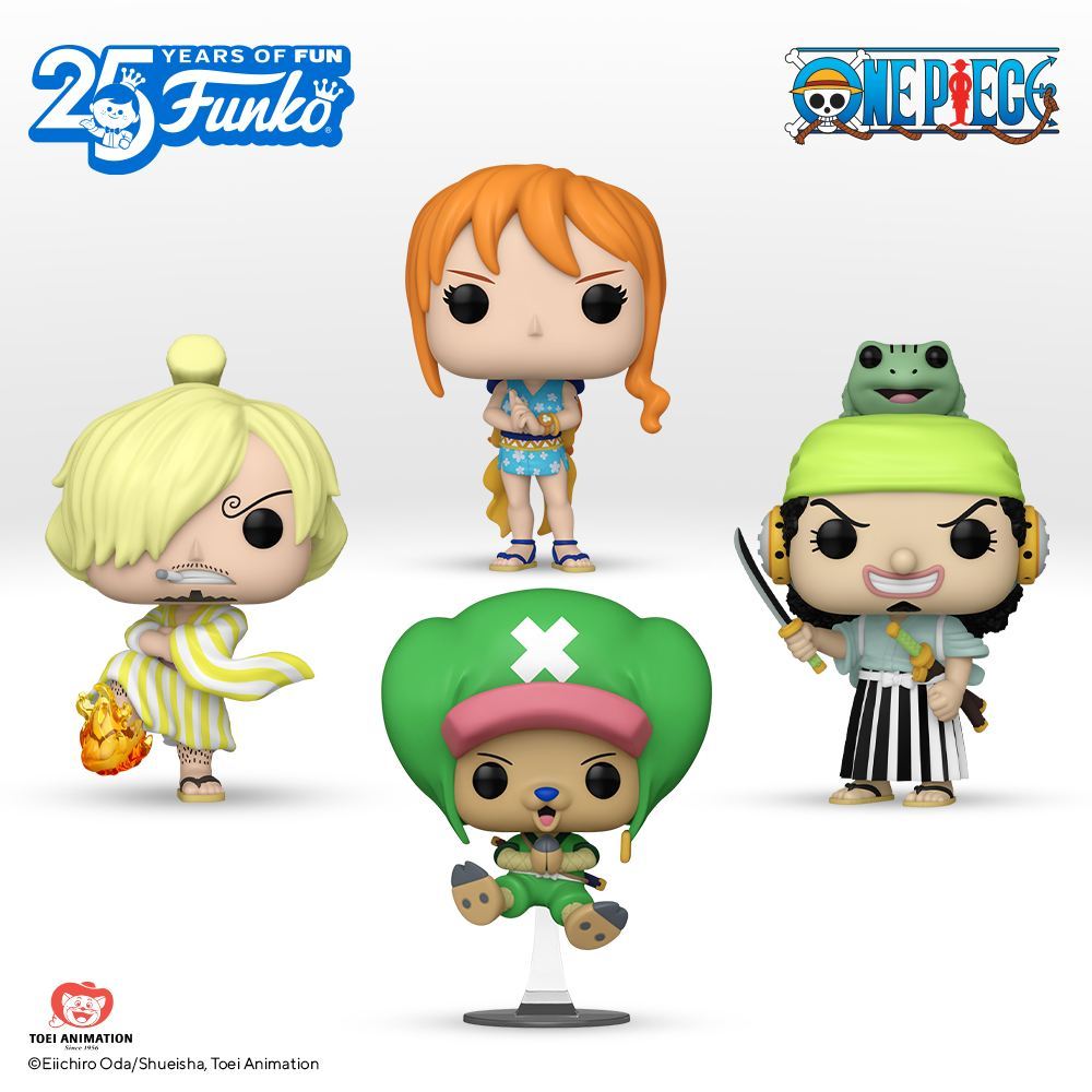 One Piece Wano Wave Funko Pops available at Pop Collectibles Canada